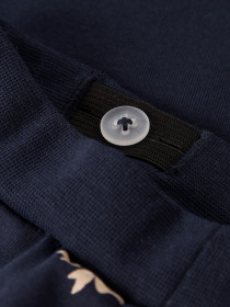NAME IT Bukser Vandora Navy Blazer Flowers And Hearts